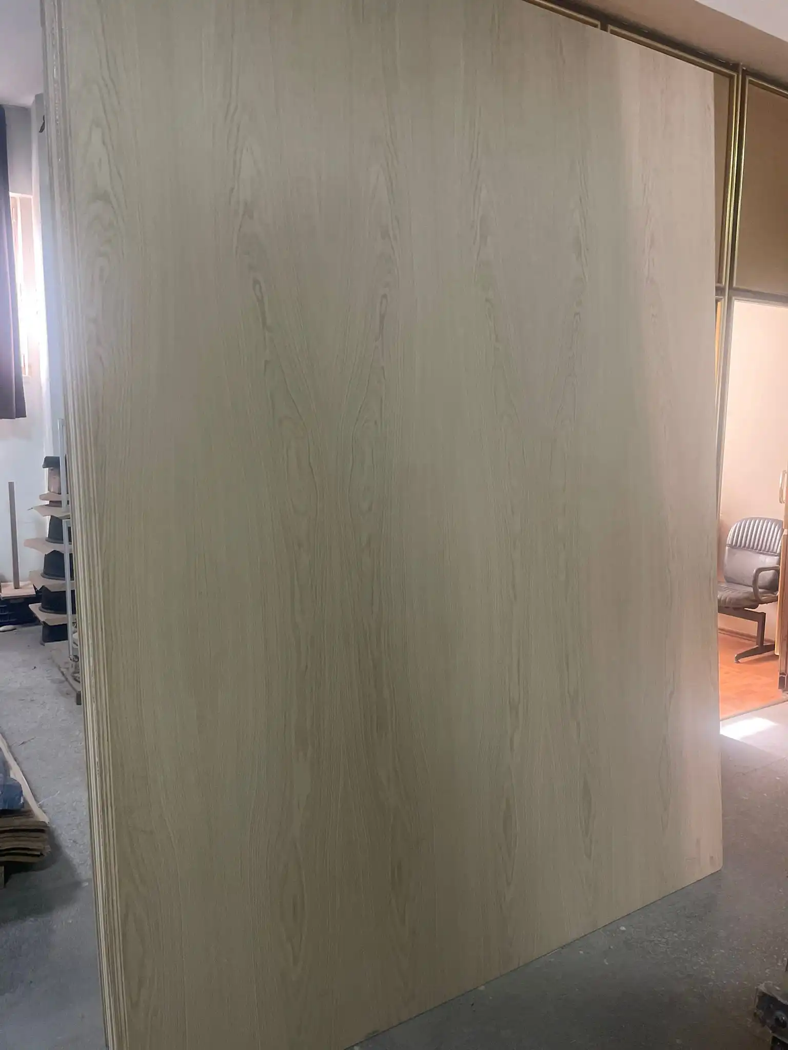 Hareli Beyaz Meşe Kaplamalı Mdf